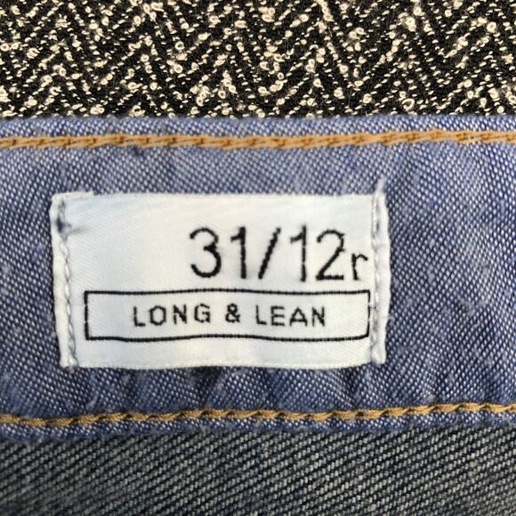 Gap 1969 Women's Long & Lean Straight Jeans Size 31/12R Dark Wash - Picture 6 of 11